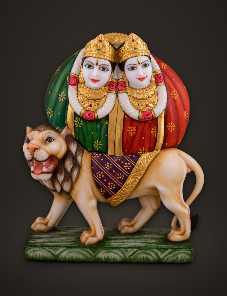 Kuldevi Chamunda Mata 15 inch, front view