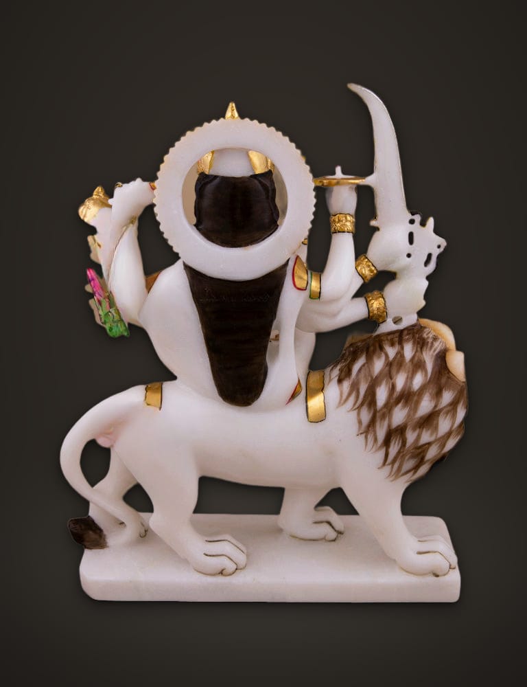 Marble Idol Durga Mata 9 inch, additional view