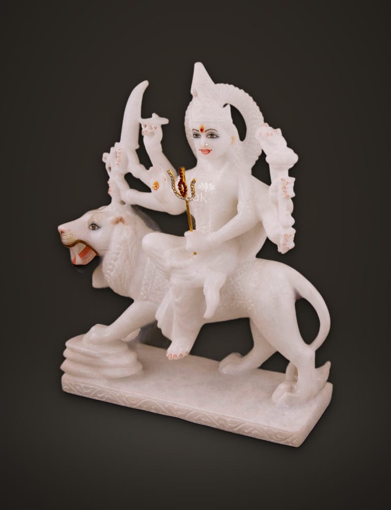 Marble Murti Durga 9 inch, additional view