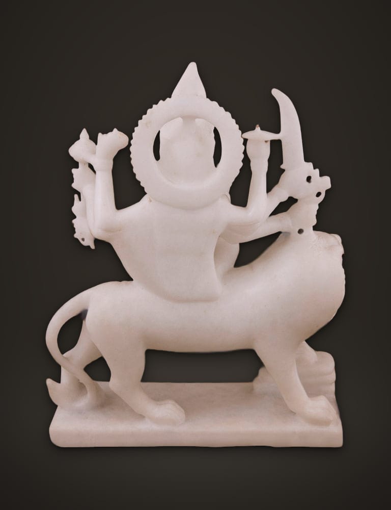 Marble Murti Durga 9 inch, additional view
