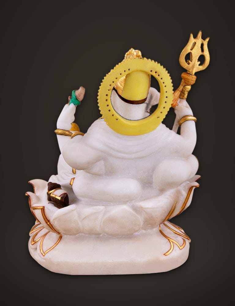 Kamal Ganesh in Marble 15 inch, additional view