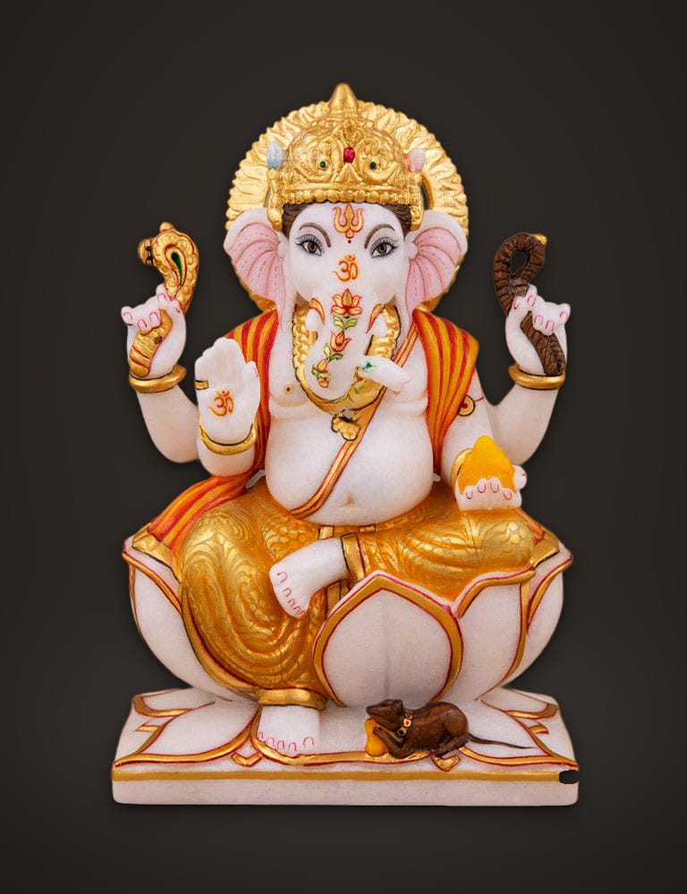 Kamal Ganesh Moorti 9 inch, front view