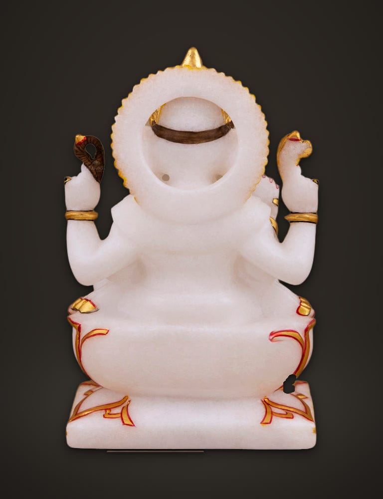 Marble Idol Ganesh 6 inch, additional view
