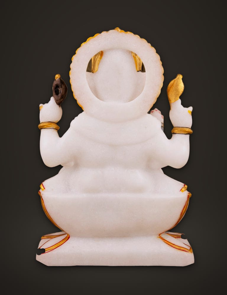Marble Murti Ganesh 8 inch, additional view