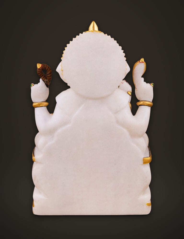 Marble Murti Ganesh 9 inch (A), additional view