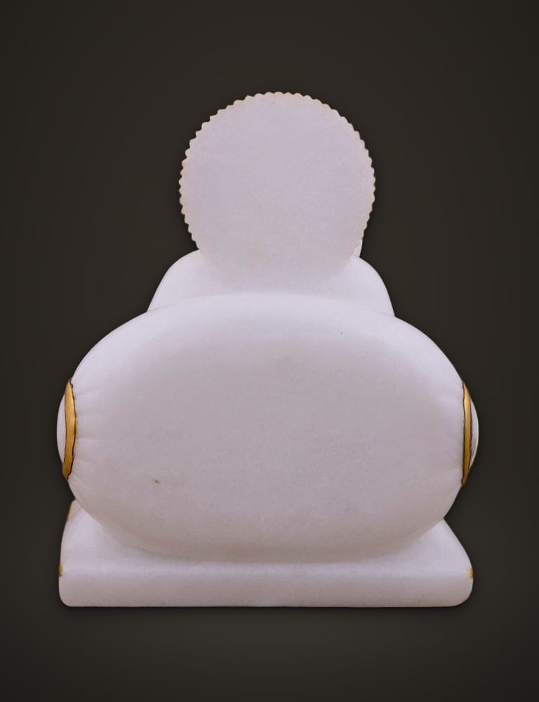 Guru Nanak Idol in Pure Marble 9 inch, additional view