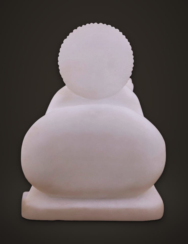Guru Nanak in Pure White Marble 10 inch, additional view