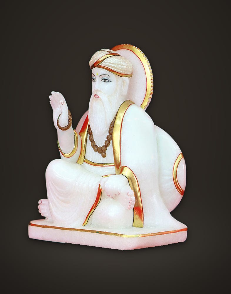 Marble Gurunanak Statue 8 inch, additional view