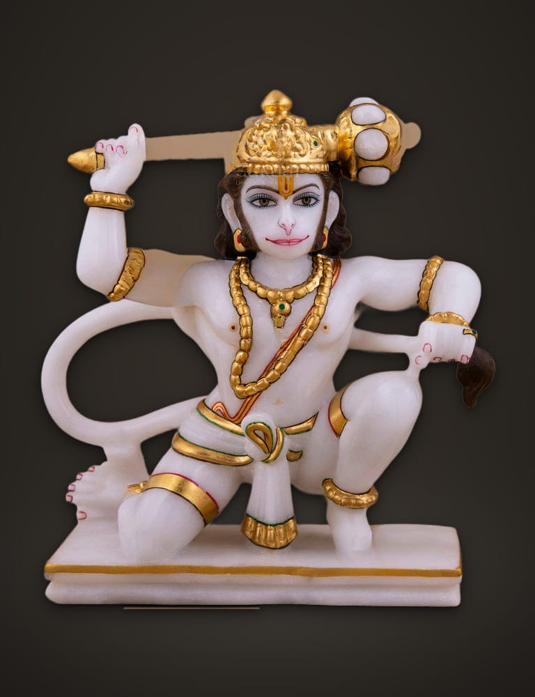Bajrangbali Hanuman 8 inch, front view