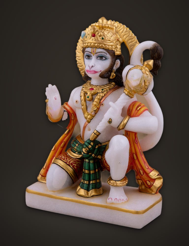 Marble Murti Hanuman 8 inch, additional view