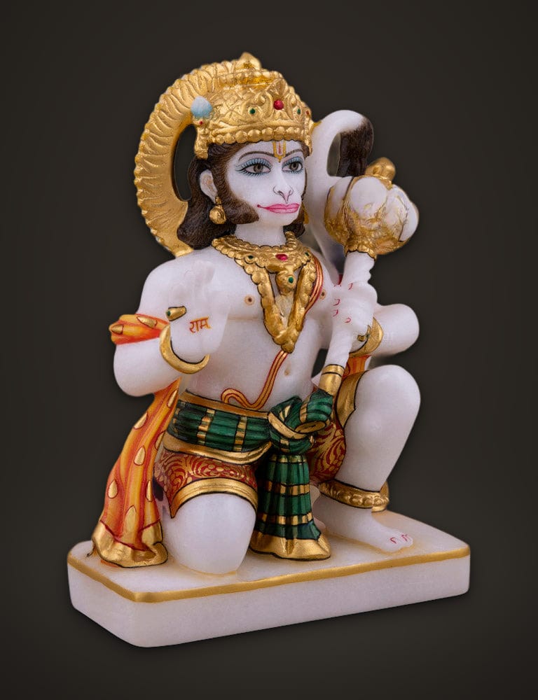 Marble Murti Hanuman 8 inch, additional view