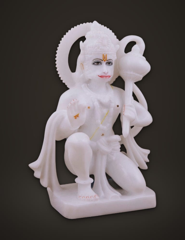 Marble Murti Hanuman 9 inch, additional view