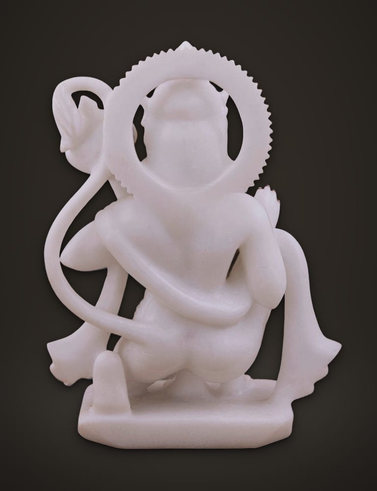 Marble Murti Hanuman 9 inch, additional view