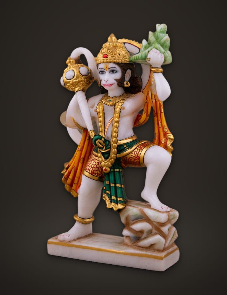Standing Hanuman Statue 10 inch, additional view