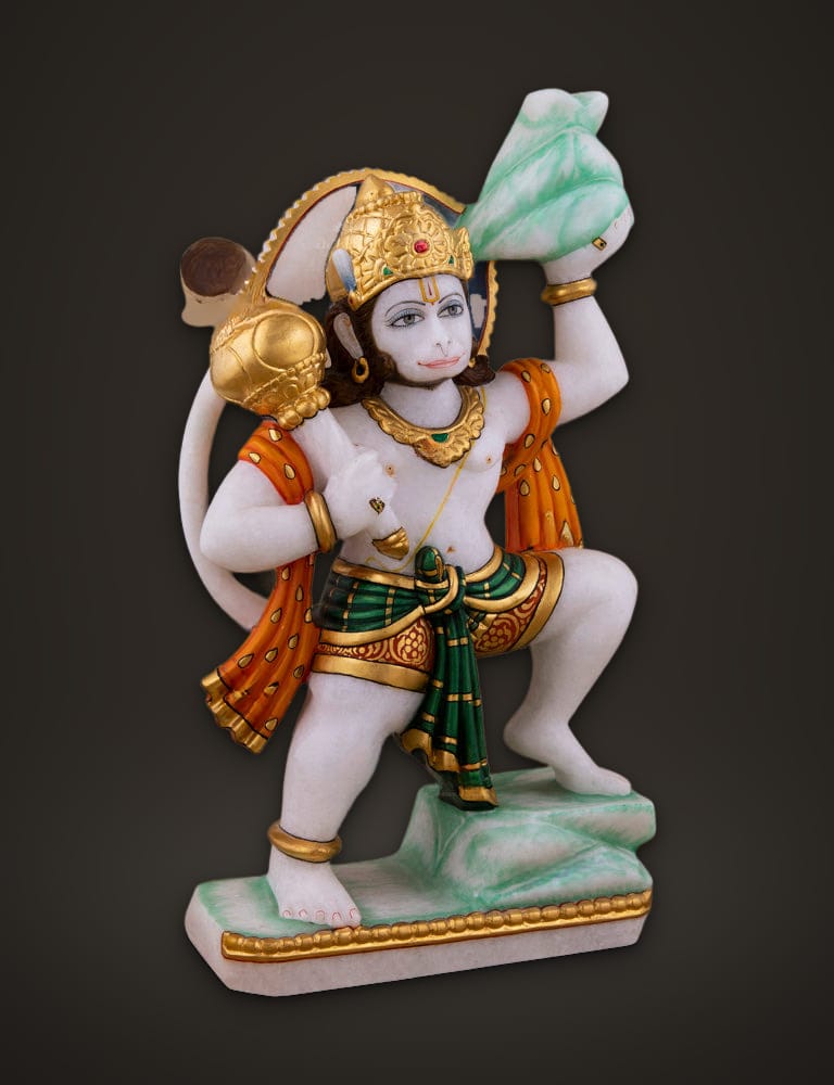 Standing Veer Hanuman Idol 14 inch, additional view