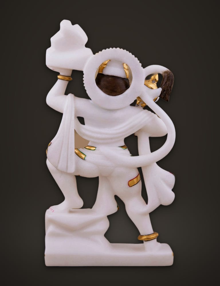 Standing Veer Hanuman Murti 10 inch, additional view