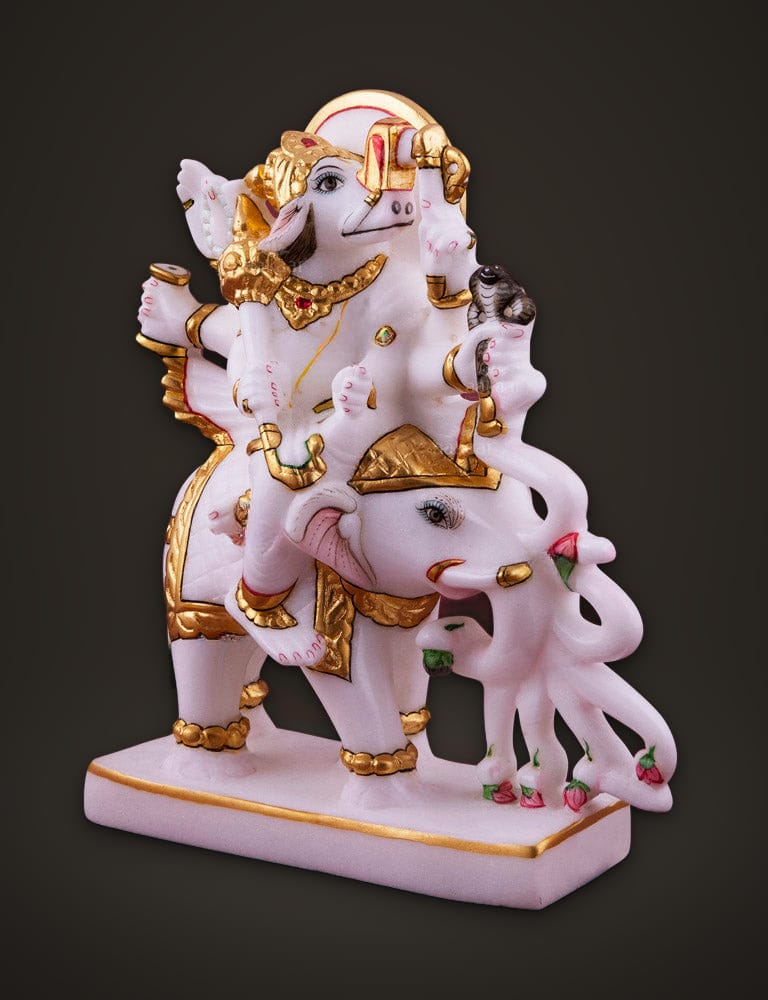 Jain God Idol Manibhadra 7 inch, additional view