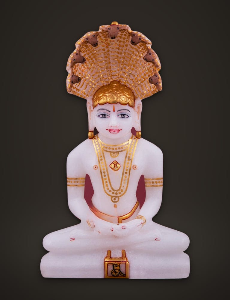 Jain Murti Parasnath Dada 7 inch, front view