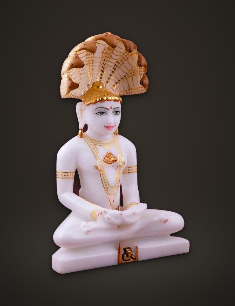 Jain Murti Parshwanath 9 inch (A), additional view