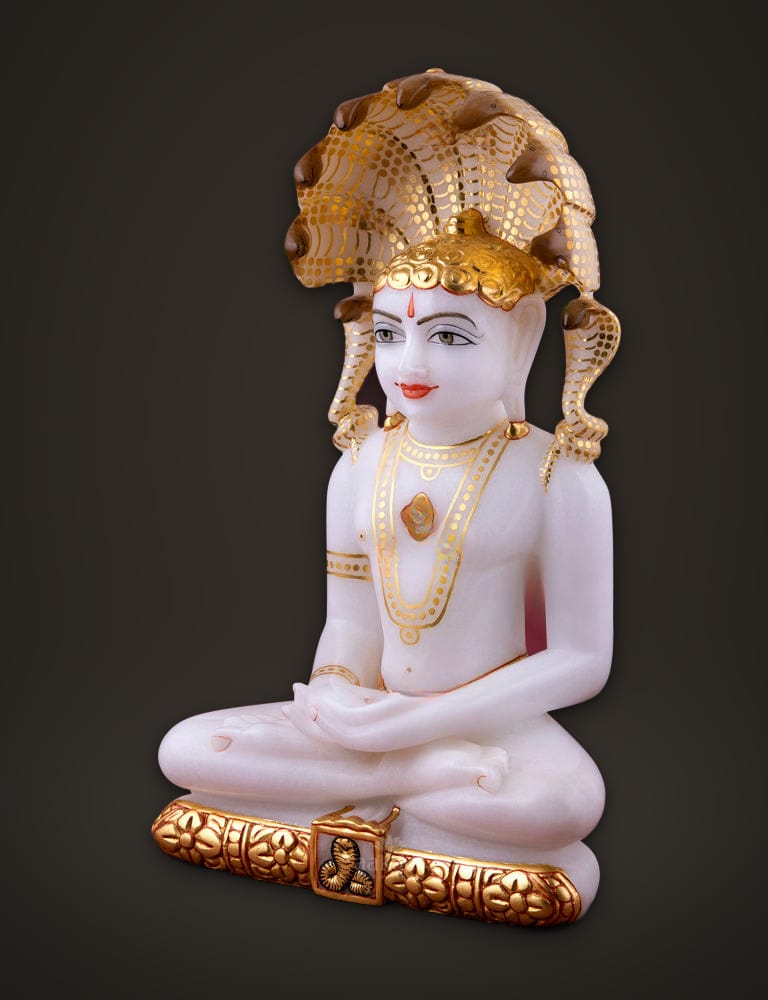 Jain Parshwanath Idol 11 inch, additional view