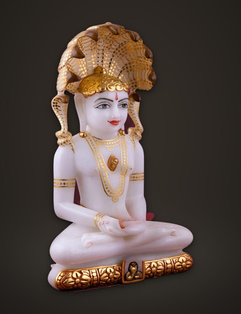 Jain Parshwanath Idol 11 inch, additional view