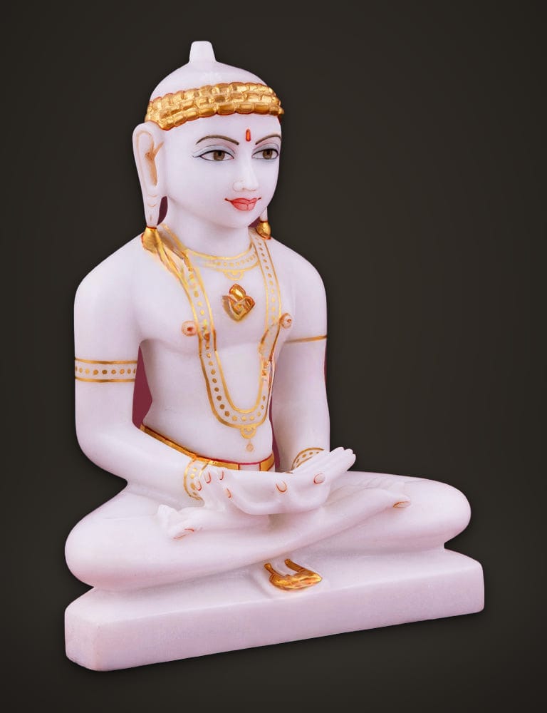 Marble Idol Mahavir 9 inch, additional view