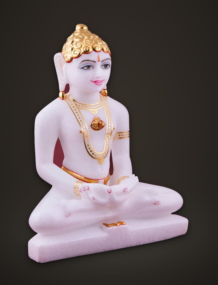 Marble Jain Murti Mahavir 9 inch, additional view
