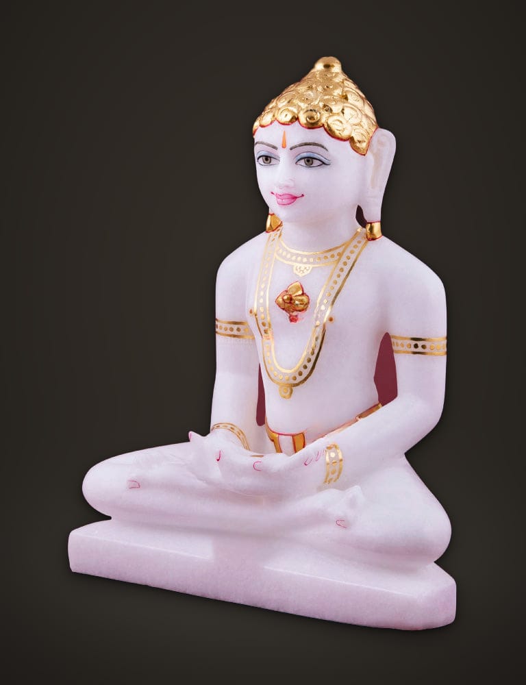 Marble Jain Murti Mahavir 9 inch, additional view