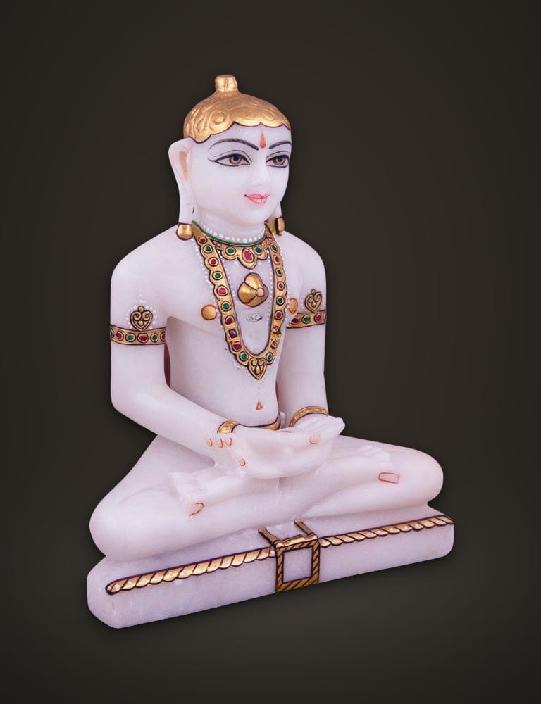 Marble Murti Mahavir 9 inch, additional view