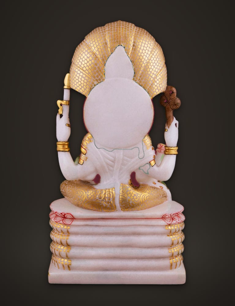 Marble Murti Padmavati Devi 15 inch, additional view