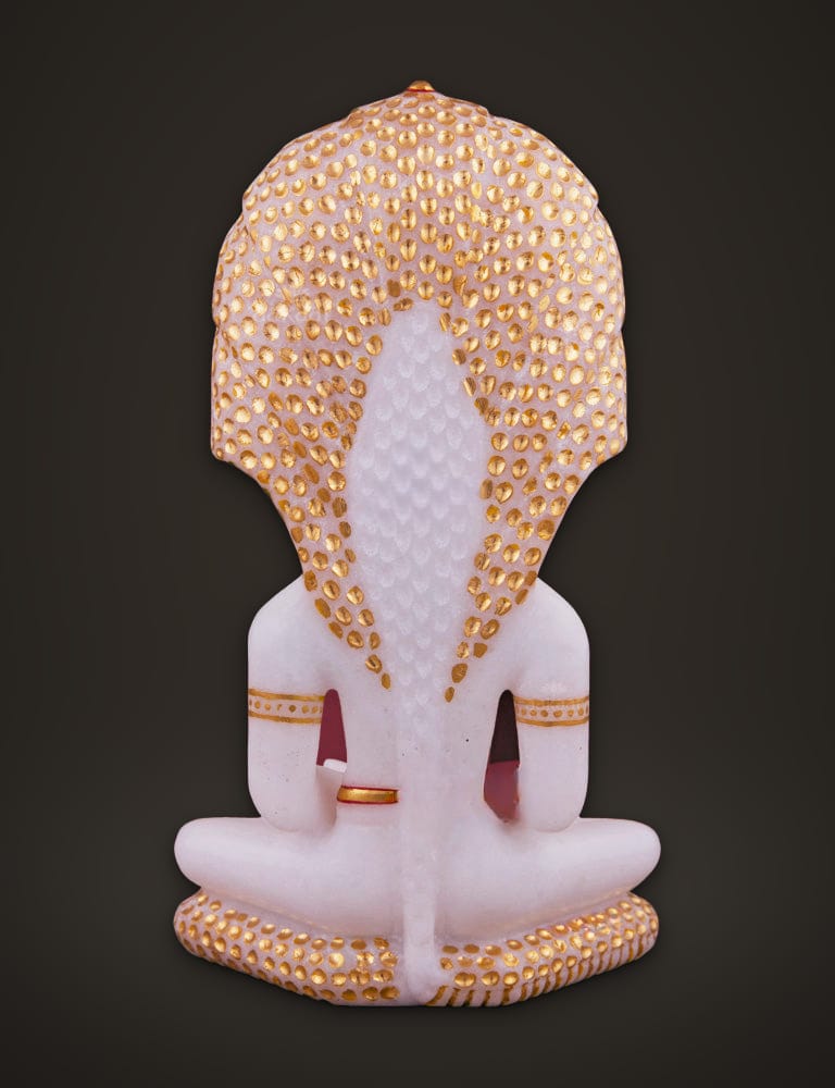 Marble Murti Parasnath 7 inch, additional view