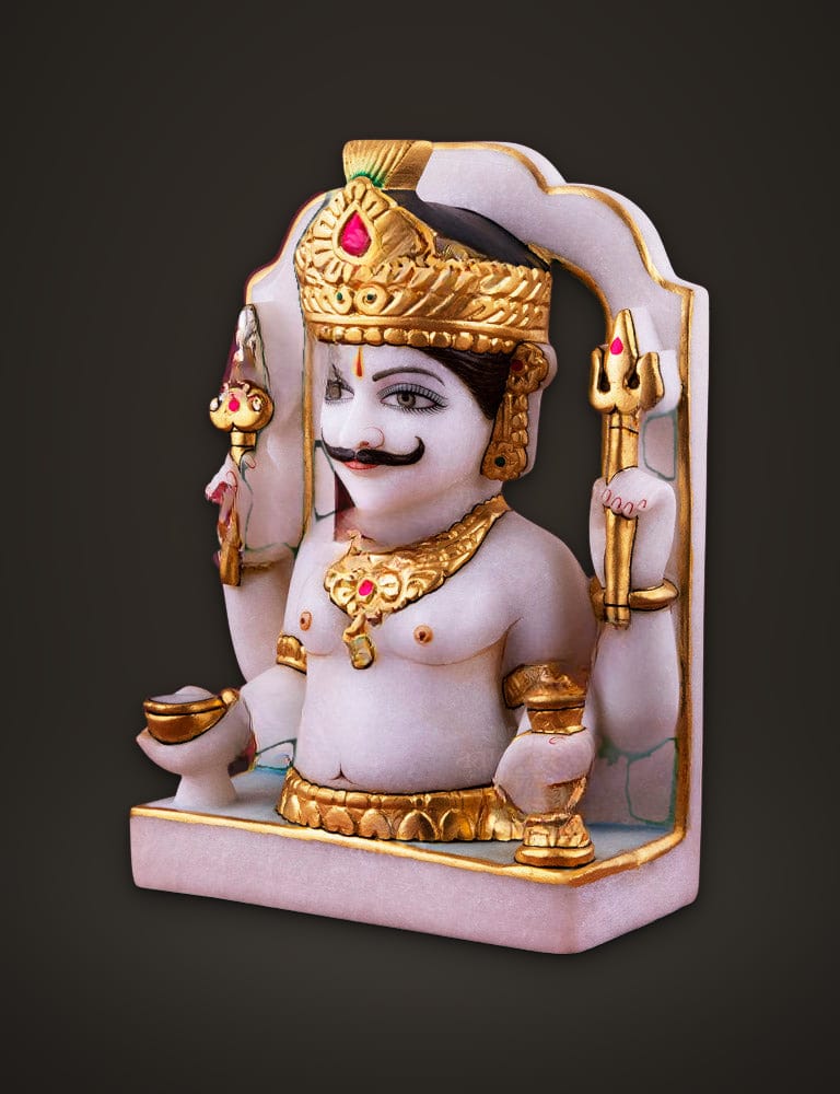 Nakoda Bhairav Idol 9 inch, additional view