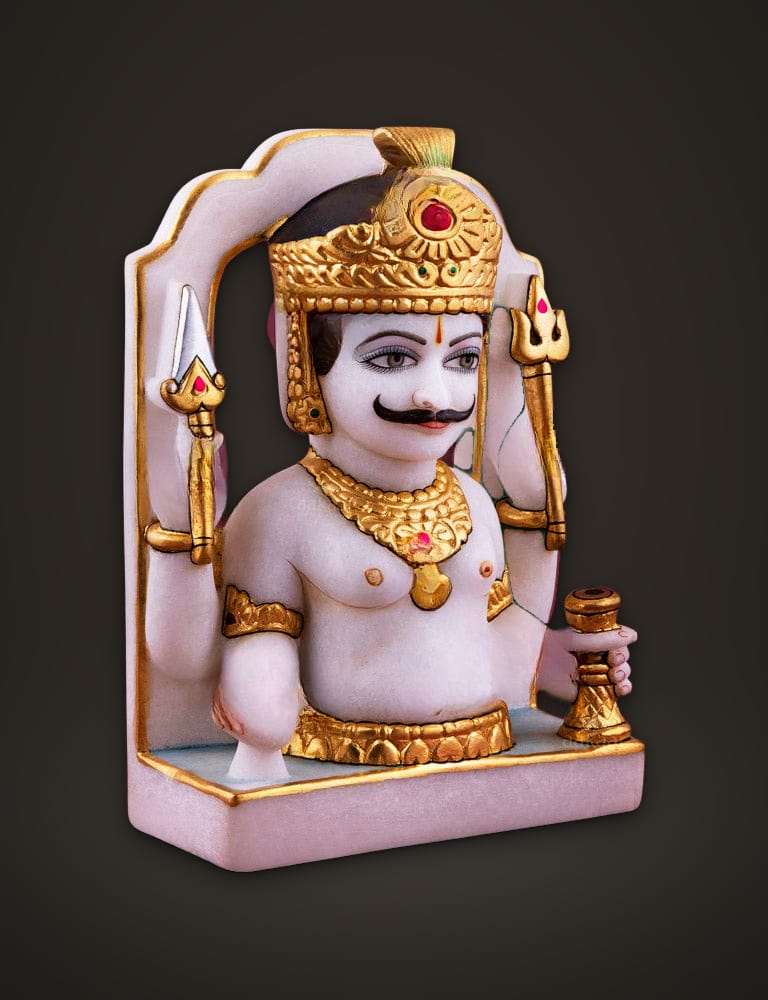 Nakoda Bhairav Idol 9 inch, additional view