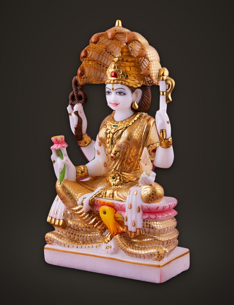 Padmavati Devi in Marble 11 inch, additional view
