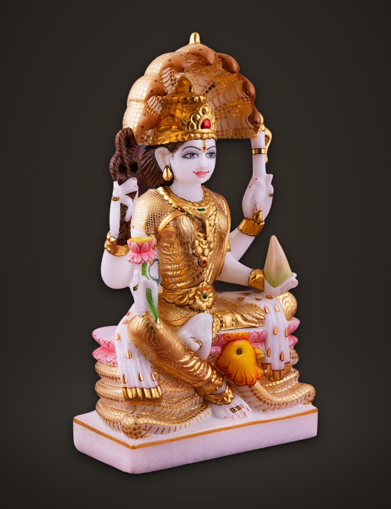 Padmavati Devi in Marble 11 inch, additional view