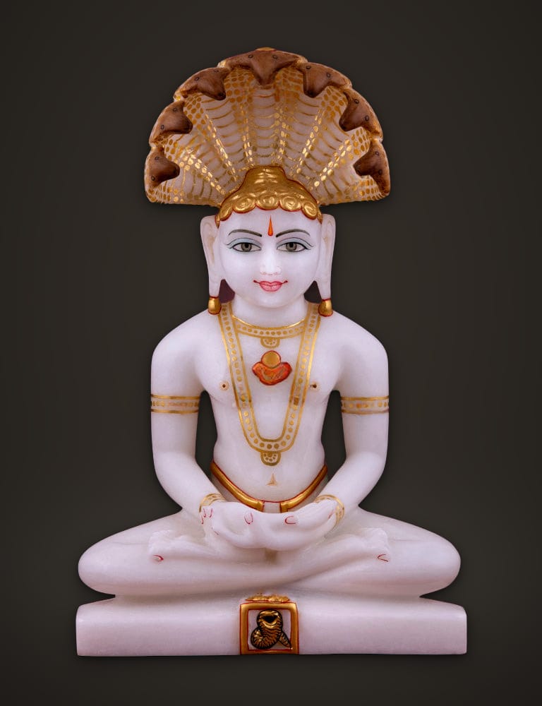 Parshwanath Idol 11 inch, front view