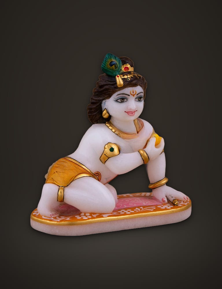Baby Krishna Ladu Gopal 5 inch, additional view