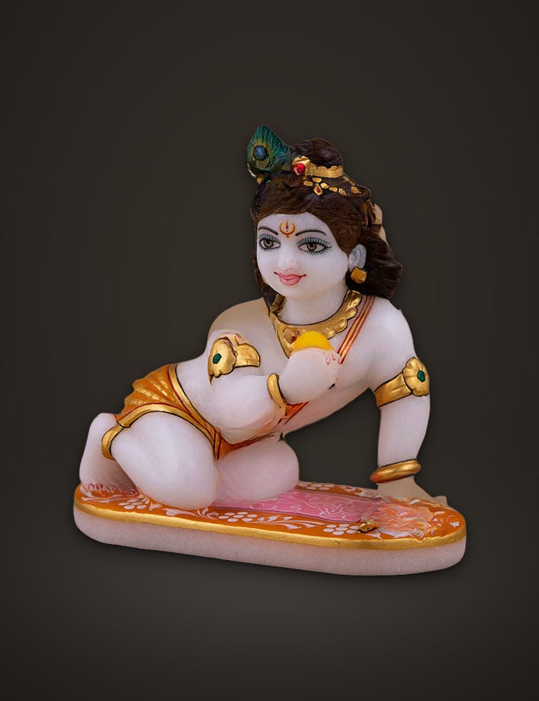 Baby Krishna Ladu Gopal 5 inch, additional view