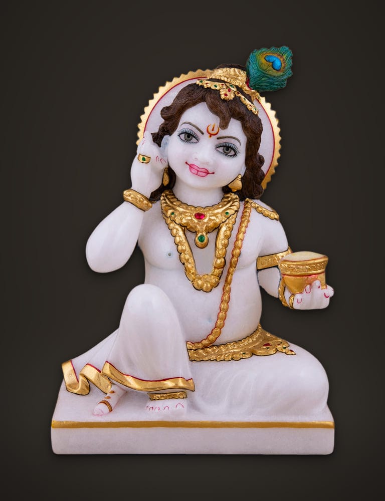 Baby Krishna Maiya Mori 8 inch, front view