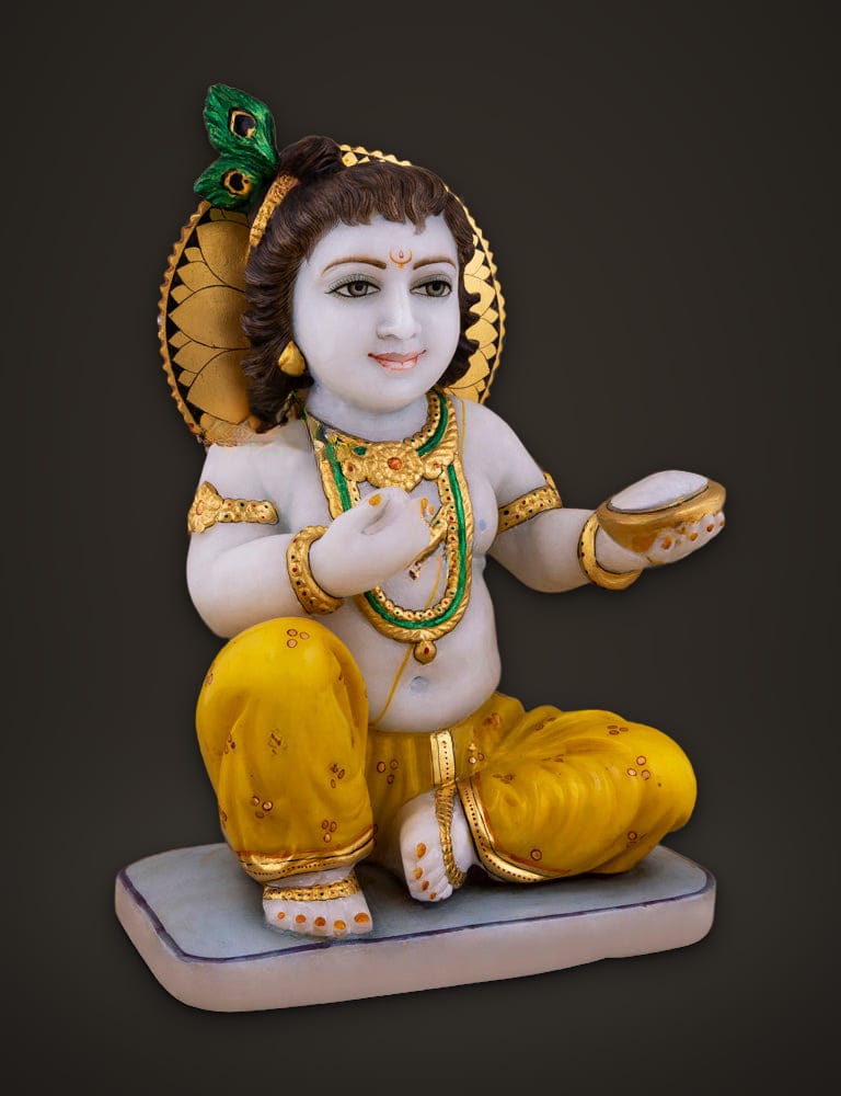 Makhan Chor Krishna Idol 13 inch, additional view