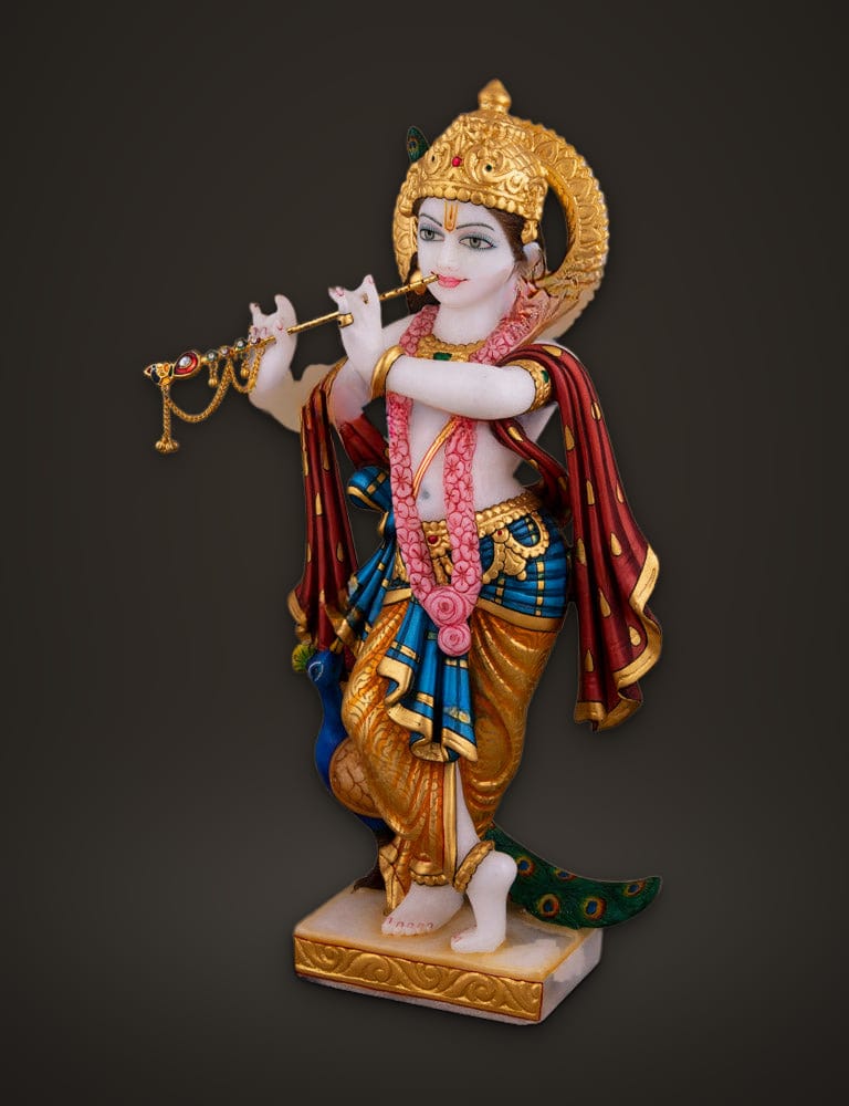 Marble Murti Krishna 15 inch (A), additional view