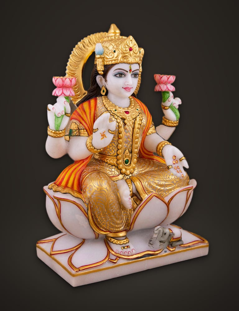 Goddess Lakshmi Idol 12 inch, additional view