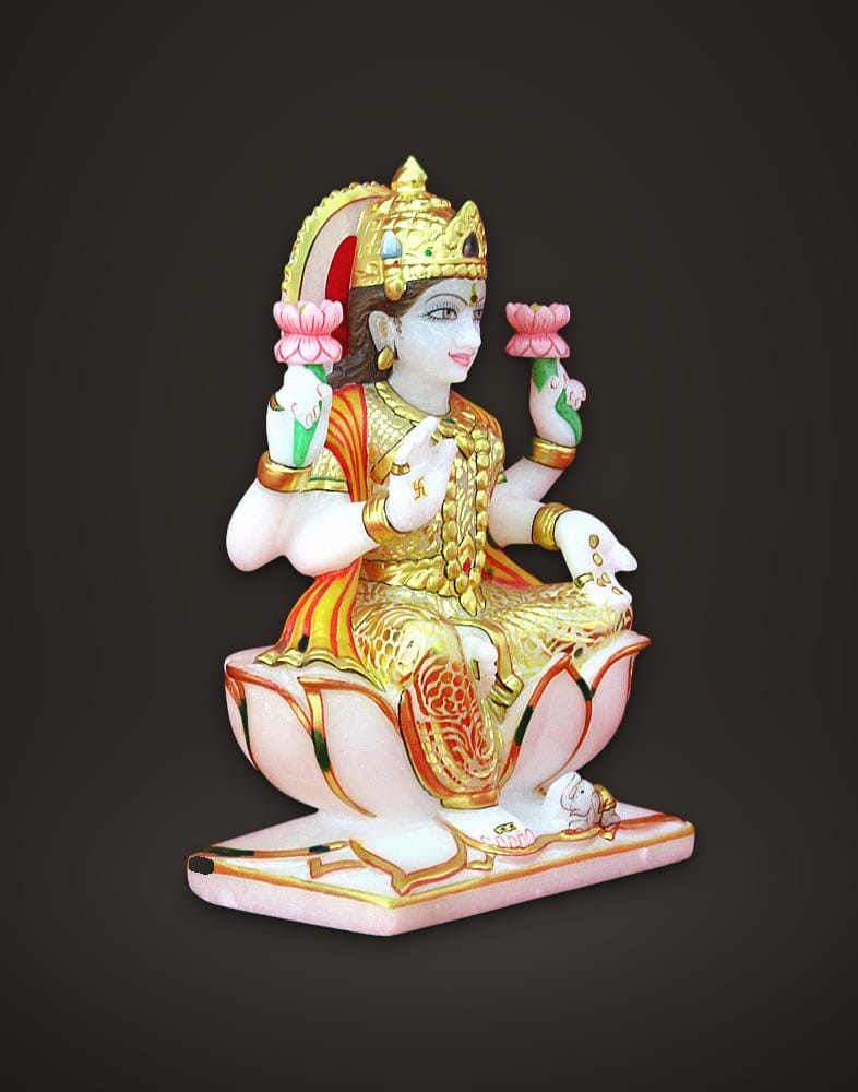 Mahalaxmi in Golden Saree 7 inch, additional view