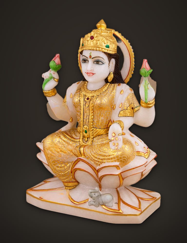 Marble Murti Lakshmi 10 inch, additional view