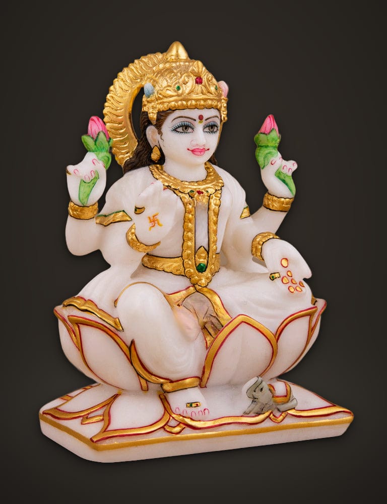 Marble Murti Lakshmi 6 inch, additional view