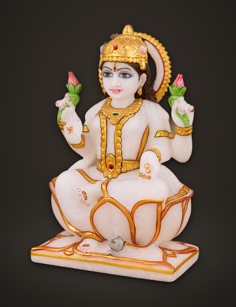 Marble Murti Lakshmi 7 inch (A), additional view