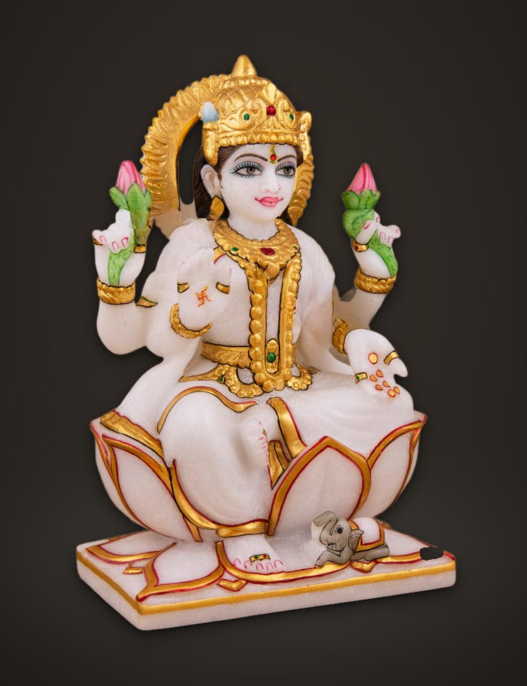 Marble Murti Lakshmi 8 inch, additional view