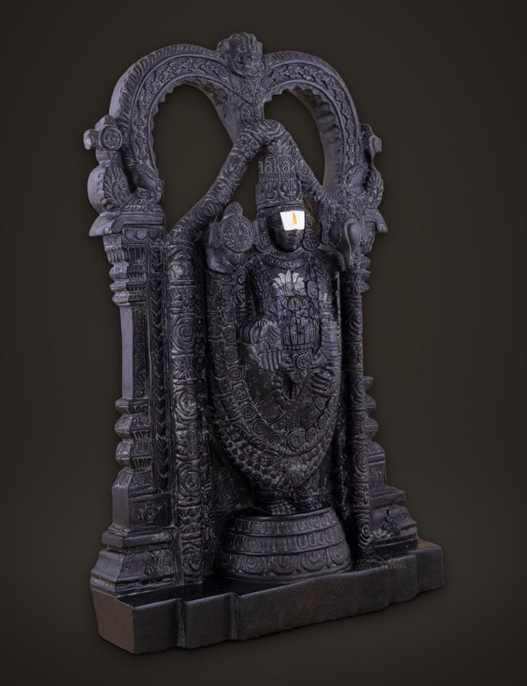 Black Marble Tirupati Balaji 15 inch, additional view