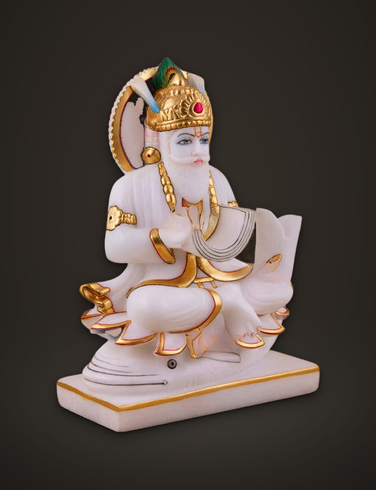 Jhulelal Idol in Marble 10 inch, additional view