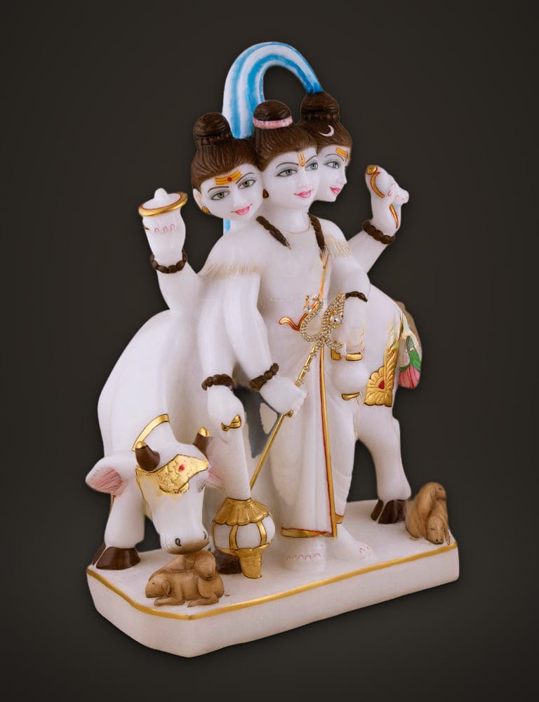 Marble Idol Dattatraya 15 inch, additional view